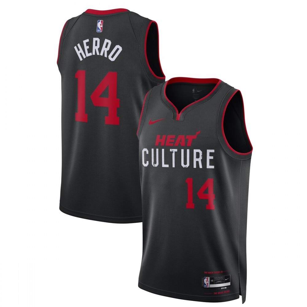 Tyler Herro Miami Heat Unisex 2023/24 Swingman Jersey - Black - City Edition-Pro Kit Vault | Brand New 26/27 Sports Jerseys